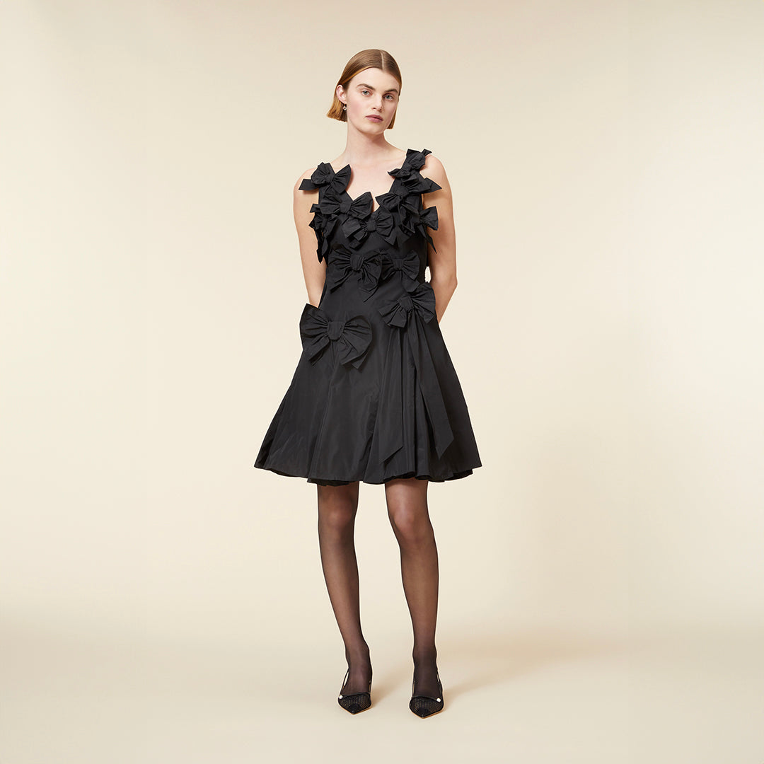 BOW BOUQUET MINI DRESS
