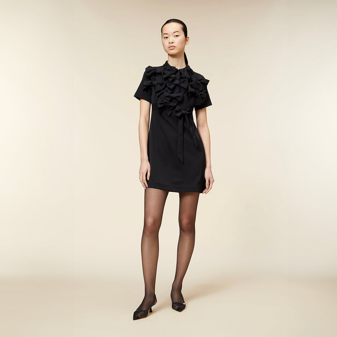 BOW BOUQUET POLO DRESS