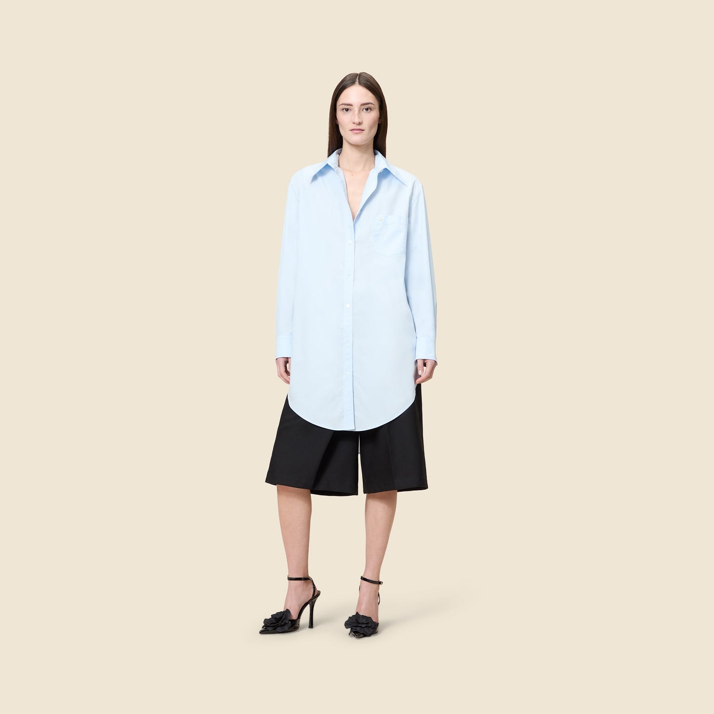 OVERSIZED POPLIN SHIRT