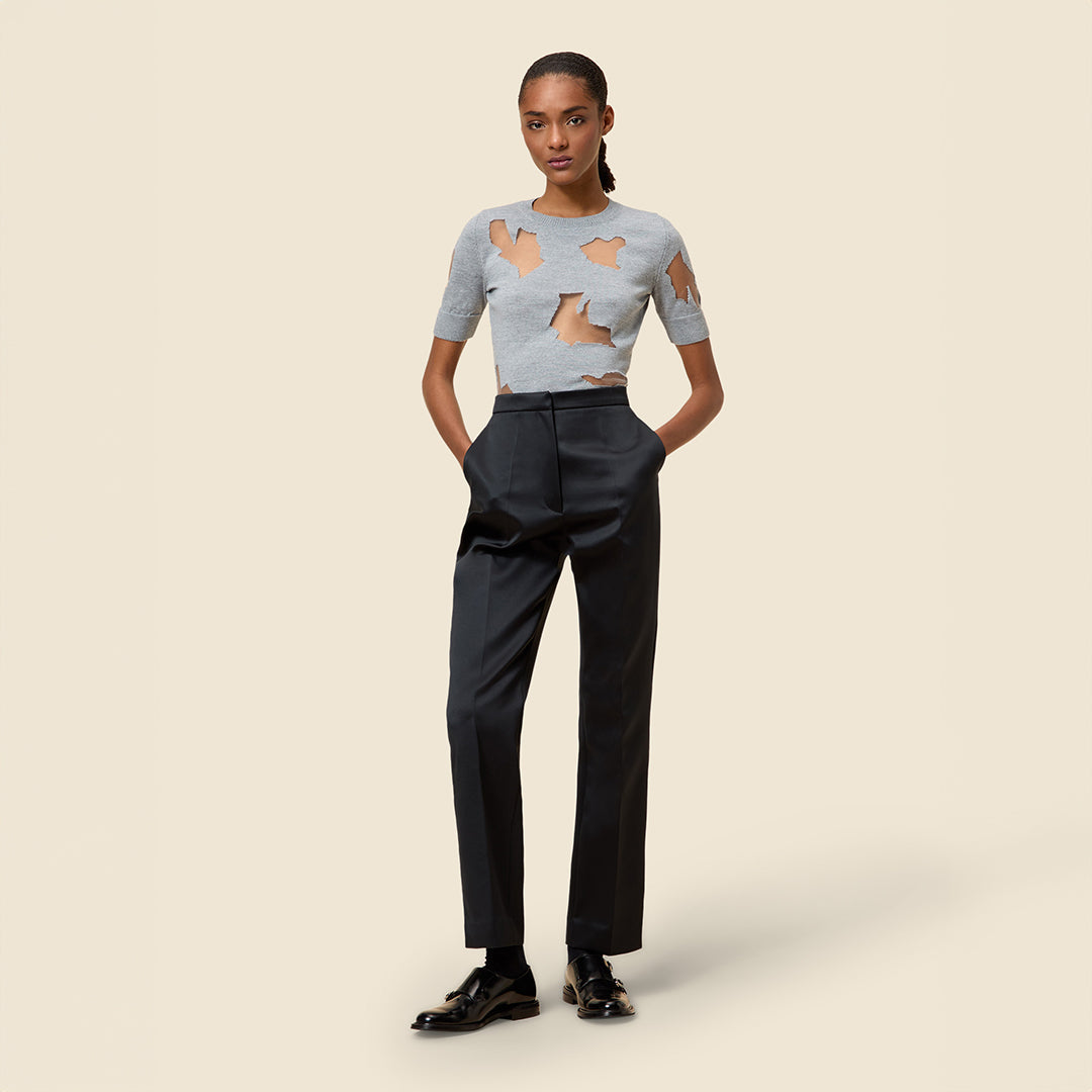 SATIN TROUSERS