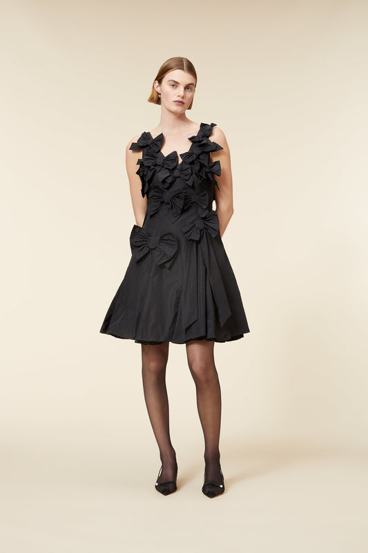 BOW BOUQUET MINI DRESS