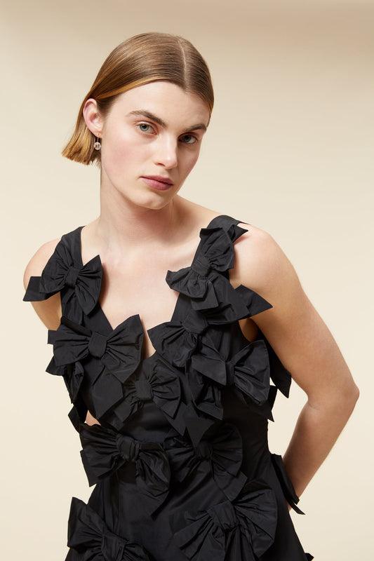 BOW BOUQUET MINI DRESS